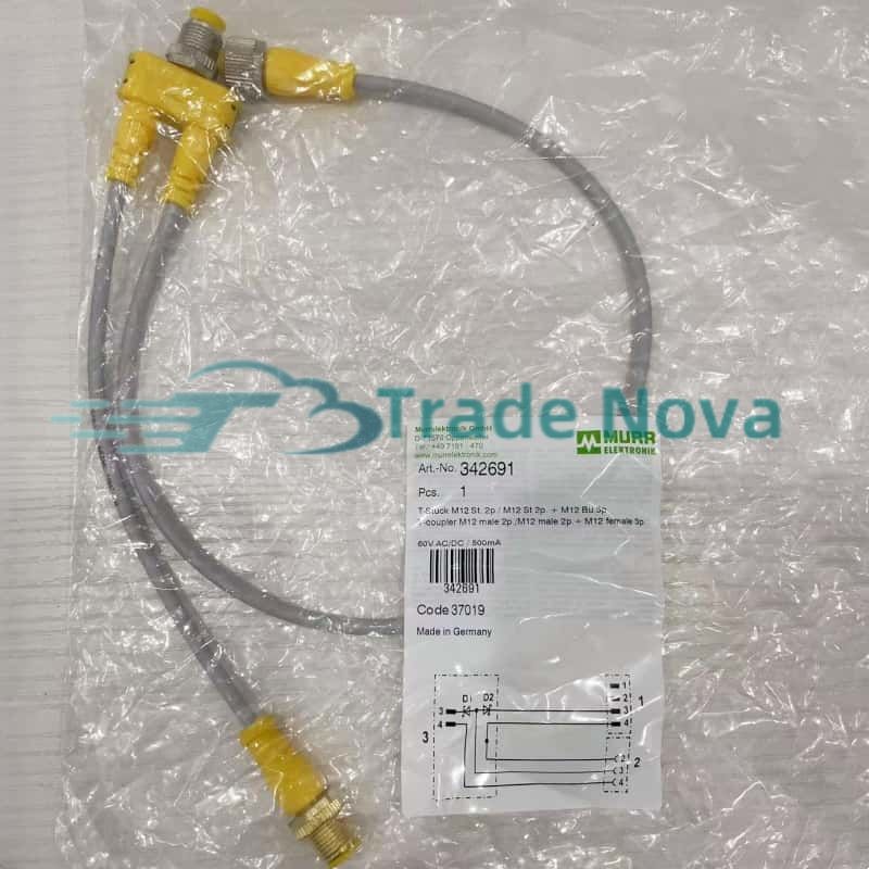 1PCS NEW MURR Elektronik 342691 T-shaped cable Fast Delivery