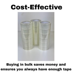 36 Rolls Shipping Packaging Box Packing Sealing Tape BOPP 2″ x 110 Yards 2.2 mil