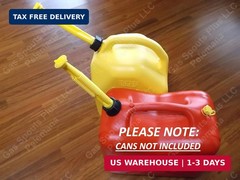 3 SCEPTER SPOUT KITS #03647 Gas Can Parts 4 PCS SPOUTS/SCREW CAP COLLAR/STOPPER/