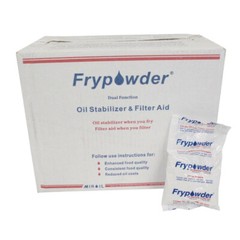 MirOil P46C Fry Powder Oil Stabilizer Filter Aid, 46 x160ml Size C Portion packs
