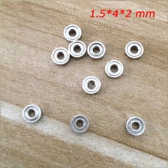 New 10~100PC (1.5 x 4 x 2 mm) 681XZZ Metal Double Shielded Ball Bearings For Toy