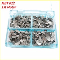 50Sets Dental Orthodontic Buccal Tube 1st 2nd Molar Tube Roth MBT 022/018 Mesh