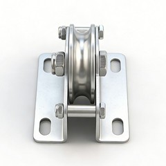 1 PC Silver Stainless Steel U Shaped Guide Wheel Industrial Pulley for Machinery