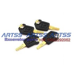 6PCS Ignition Keys 5P8500 5P-8500 For Caterpillar Heavy Equipment Excavator