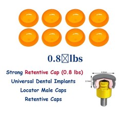 US Overdenture Locator Core Tool Retention Male Caps Implant Inserts Extraction