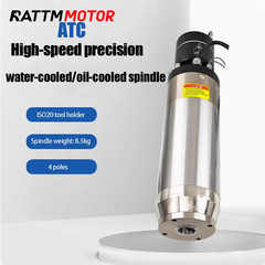 2.2KW/3KW ISO20 ATC Spindle Water Cooled Automatic Tool Change 24000rpm 40000rpm