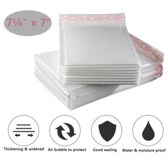25/50/100 Padded Envelopes 7¼” x 7″ #CD Widened 4cm Sealing Flap Bubble Mailer