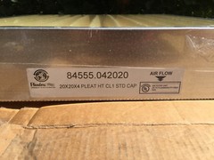 1 Flanders foremost in air filtration 84555.042020 20x20x4 one air filter