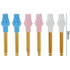 6 Dental Composite Resin Polishing Wheel Kit Spiral Flex Burs Fine/Medium/Coarse