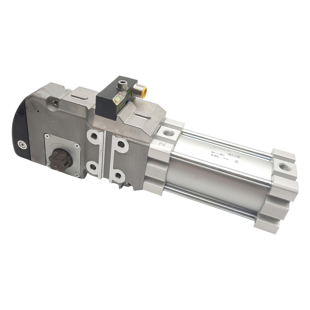 SMC CKZT40TN-45T Power Clamp Cylinder, ø40mm Bore, 45° Angle, 0.8MPa, 1/8in NPT