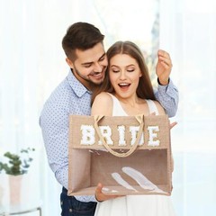 Bride Bag – to Be Tote bag, Semi-Transparent Design Beach Bag…