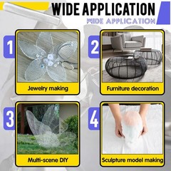 15.7 in x 16.4 Ft Silver Aluminum Wire Mesh Roll for Arts and Craft