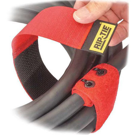 Rip-Tie Ew-24-010-Bk Cable Tie Strap, 24 In L, 6-1/2 In Max Bundle Dia., Black,