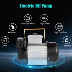 110V Oil Fuel Fluid Extractor Motor Electric Transfer Pump Self Priming 60L/Min