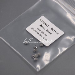 100 Pcs/10packs Dental Orthodontic Lingual Buttons Bondable Round Base Mesh