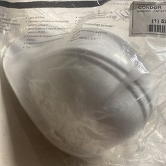 Condor hard hat, cap style, 4pt. Pin lock, white Type 1 Class C E G Lightweight