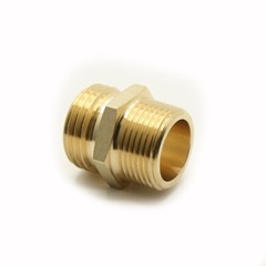 1-1/2 Inch Male NH/NST x 1-1/2 Inch Male NPSH Brass HEx Fire Hose Hydrant Adapte