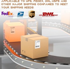 100-10000 4×6 Fanfold Direct Thermal Shipping Labels for Zebra & Rollo Printers