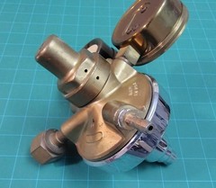 Harris Model 9200-50-320 Two-Stage CO2 Regulator 50 PSI w/ Commercial Key Lock