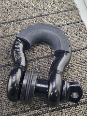 (QTY 2) JEXTRA FM950 5497: 3/4 inch Screw Pin Anchor Shackles 4.75T WLL 19T BLL