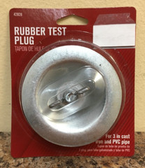 Rubber Test Plug For 3 in. Cast Iron and PVC Pipe