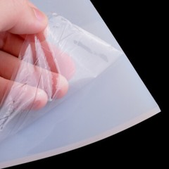 Solid Silicone Rubber Sheet Clear White 0.5mm 1mm 2mm-20mm Thick Various Sizes