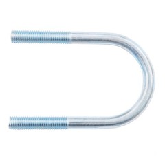U-Shaped Bolts 8 Inch Gate Castor Wheels 800lbs 360 Degree Red Fence Gate Wheel