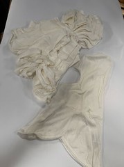 NSA USA Made FR Flame & Heat Resistant Hood Nomex Lenzing Balaclava H31LA White