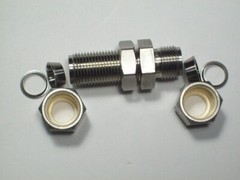 1 – Swagelok Stainless Steel Bulkhead Union Fitting, 3/8″ OD Tube, SS-600-61