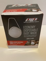 Protective Industrial Products 50 Economy Disposal Dust Masks ( NEW )