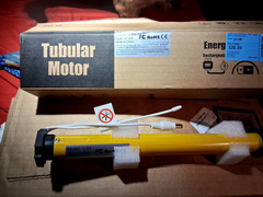 Energy saving tubular motor, model#LS1 input: 12VDC