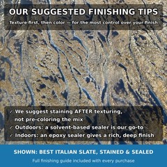 Best Italian Slate Stamp Roller, Concrete Stamping Texture Roller & Masonry Form