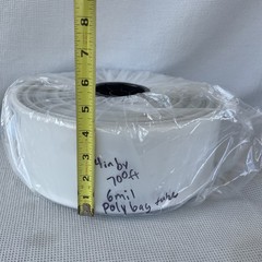 Clear Poly Tubing 6mil Thick 4″ x 700ft Plastic Roll To Make Heat Sealer Bags