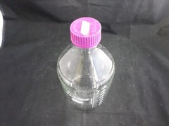 VWR 2L Graduated Round Media Storage Bottles With GL45 Screw Cap 10754-822 10/cs