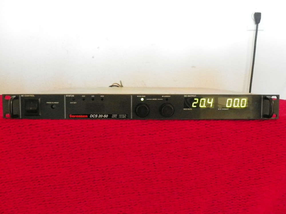 SORENSEN DCS20-50 w/ M9A GPIB option (fully tested)
