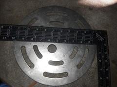Commercial 10 Inch Stainless Steel Round Floor Drain Thick USED