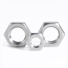 Hex Jam Thin Nut Stainless Steel M3M4M5M6M8M10M12M14M16M18M20M22M24-M30 DIN439