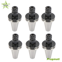 6Chucks CAT40-ER16 Collet Chuck 70mm Length Tool Holder Set Accuracy to 0.00015″