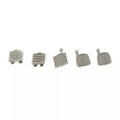 Dental Orthodontic Brackets Metal Braces Roth MBT 018 022 345 Hook Mini Twin MIM