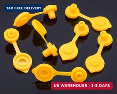 5-Pack Gas Can Vent Cap Kit – Yellow Vent Plugs for Old Style Water & Gas Jugs,