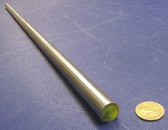 4140/4142 Steel Rod, Metric 20 mm Dia. (-0.051) x 3 FT Length, 1 Unit