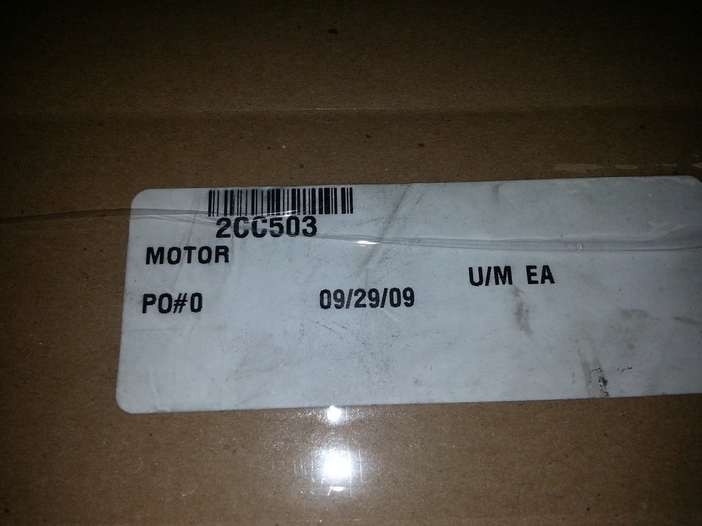 MOTOR 2CC503 BERGSTORM B275254 2819-550-039N 24V
