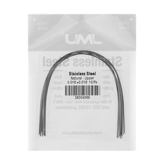 100pcs Dental Orthodontic Arch Wire Stainless Steel Rectangular Archwire Natural