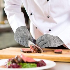 4 pairs Anti-cut Gloves Safety Cut Proof Stab Resistant Kitchen Butcher Cut-Resi