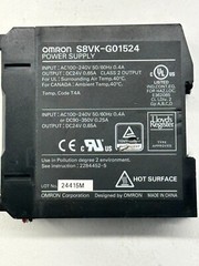 Omron S8VK-G01524 Switch Mode Power Supply 100-240VAC , 24VDC 0.65A