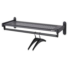 Quartet Metal Wall Shelf Rack Powder Coated Textured Steel 48w X 14.5d X 6h