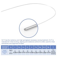 10X AZDENT Dental Orthodontic Super Elastic Niti Reverse Curve Round Arch Wires