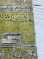 Vintage Metal Printing Plate CHRISTMAS JEWELERS ADVERTISING NEWSPAPER