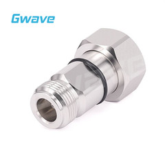 Low PIM 4.3/10 Male to N Female Straight Adapter | DC to 8 GHz