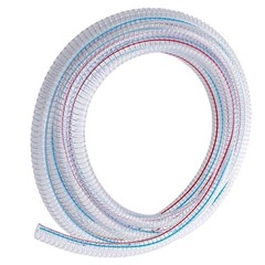 Reinforced PU Hose for Vacuum Cleaners 3/4 inch ID Steel Spiral Construction